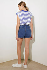 FOR A SECOND DENIM SKORT - By Baano