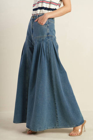 EFFORTLESS EDGE DENIM PANTS - By Baano