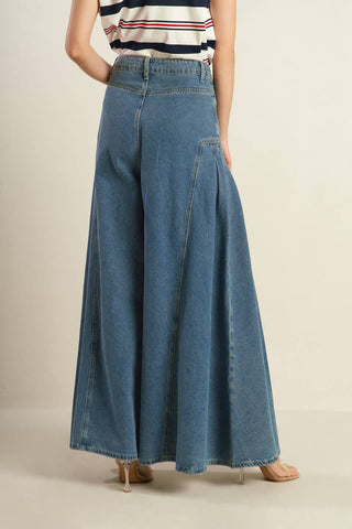 EFFORTLESS EDGE DENIM PANTS - By Baano