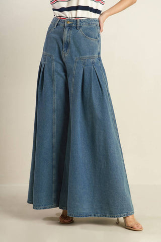 EFFORTLESS EDGE DENIM PANTS - By Baano