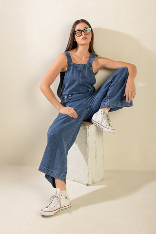 LET ME TALK DENIM CARGO PANTS - By Baano