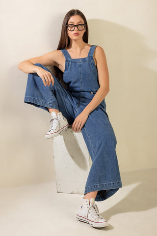 LET ME TALK DENIM CARGO PANTS - By Baano