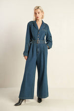 IN THE DETAILS DENIM JUMPSUIT - By Baano