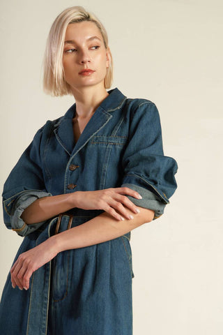 IN THE DETAILS DENIM JUMPSUIT - By Baano
