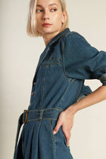IN THE DETAILS DENIM JUMPSUIT - By Baano