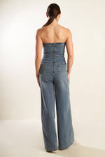 LOOK WHAT WE STARTED DENIM JUNPSUIT - By Baano