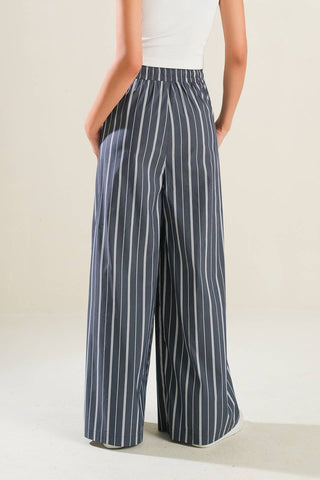 BEHIND THE GRIN WOVEN PANTS - By Baano