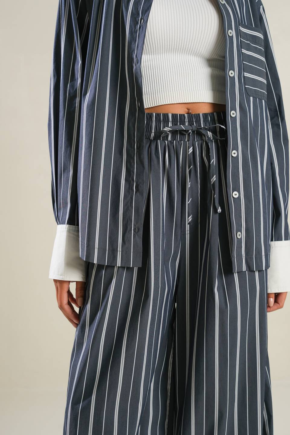 BEHIND THE GRIN WOVEN PANTS - By Baano