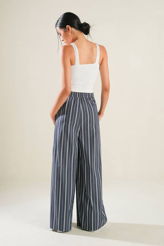 BEHIND THE GRIN WOVEN PANTS - By Baano