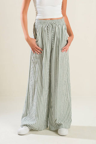WISHFUL THINKING WOVEN PANTS - By Baano