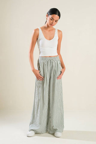 WISHFUL THINKING WOVEN PANTS - By Baano