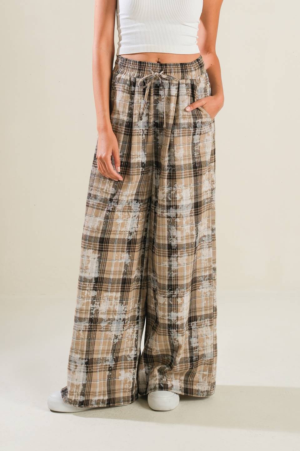 TIMELESS CHARM WOVEN PANTS - By Baano
