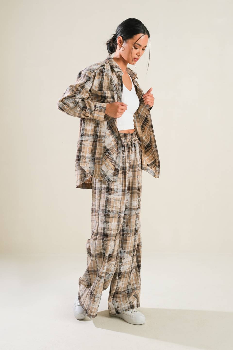 TIMELESS CHARM WOVEN PANTS - By Baano