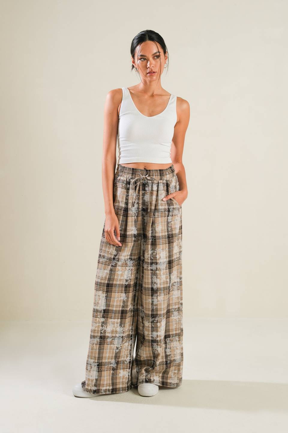 TIMELESS CHARM WOVEN PANTS - By Baano
