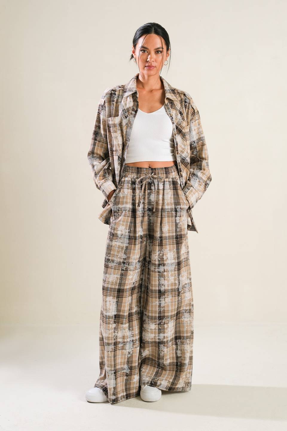 TIMELESS CHARM WOVEN PANTS - By Baano