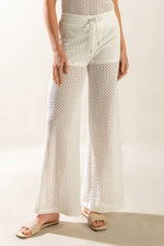 PRESENCE OF LOVE SEMI SHEER KNIT PANTS - By Baano