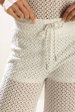 PRESENCE OF LOVE SEMI SHEER KNIT PANTS - By Baano