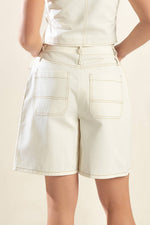 WATCHING THE WIND WOVEN BERMUDA SHORT - By Baano