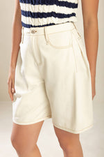 WATCHING THE WIND WOVEN BERMUDA SHORT - By Baano