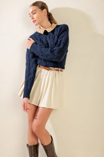 ONLY IN MY HEART WOVEN SKORT - By Baano
