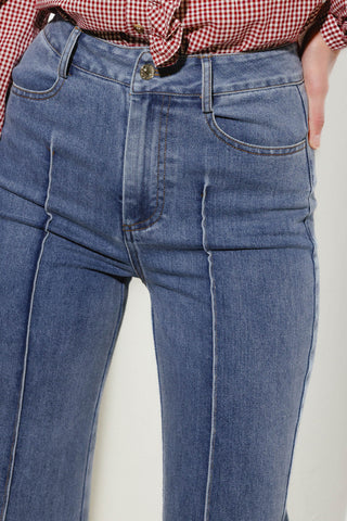 A PLACE TO BE STRETCH DENIM PANTS - By Baano
