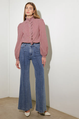A PLACE TO BE STRETCH DENIM PANTS - By Baano