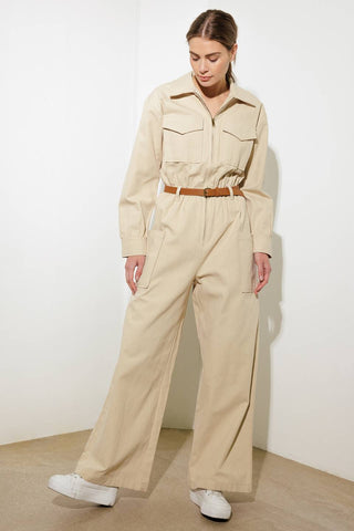 WHEN IT HAPPENS WOVEN JUMPSUIT - By Baano