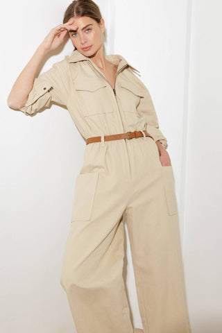 WHEN IT HAPPENS WOVEN JUMPSUIT - By Baano