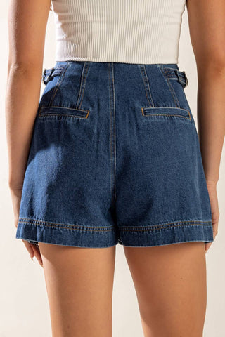 SPRING ROMANCE DENIM SHORTS - By Baano