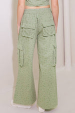 DRIFTING CURRENTS OLIVE WOVEN PANTS - By Baano