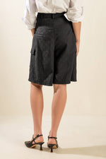 SEE WHAT HAPPENS WOVEN BERMUDA SHORTS - By Baano
