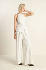 LEAD THE WAY WOVEN SEESUCKER PANTS - By Baano