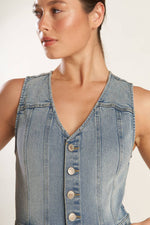 WALK WITH ME DENIM JUMPSUIT - By Baano