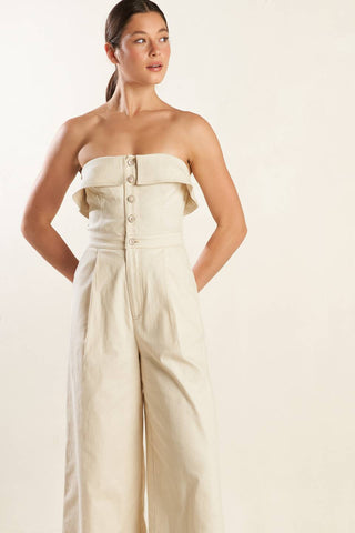 WEEKEND GETAWAY WOVEN JUMPSUIT - By Baano