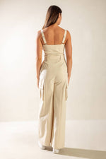 LOVE SOMEBODY WOVEN JUMPSUIT - By Baano