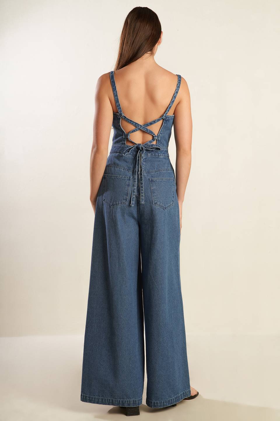 CLEAN GIRL DENIM JUMPSUIT - By Baano