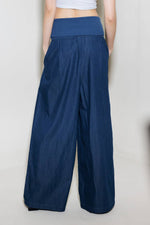 WALK EASY IN INDIGO DENIM PANTS - By Baano