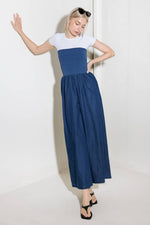 WALK EASY IN INDIGO DENIM PANTS - By Baano