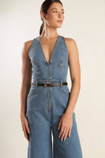 BEAUTIFUL THINGS DENIM JUMPSUIT - By Baano