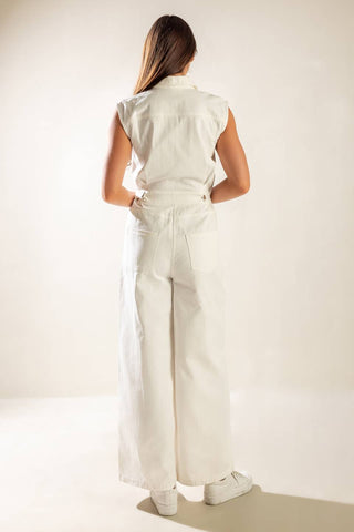 THE ART OF HAPPINESS WOVEN JUMPSUIT - By Baano