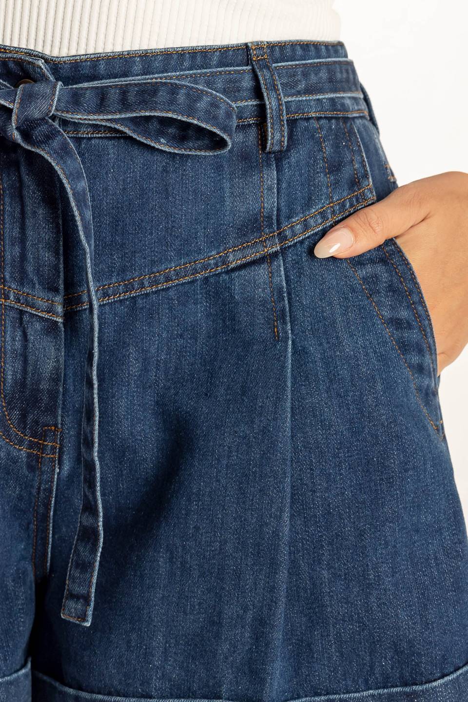 WALK IN THE PARK DENIM SHORTS - By Baano