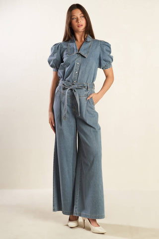 WONDERING WHY LIGHT DENIM PANTS - By Baano