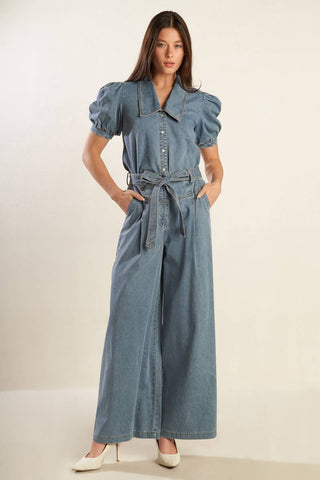 WONDERING WHY LIGHT DENIM PANTS - By Baano