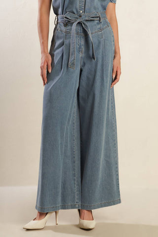 WONDERING WHY LIGHT DENIM PANTS - By Baano