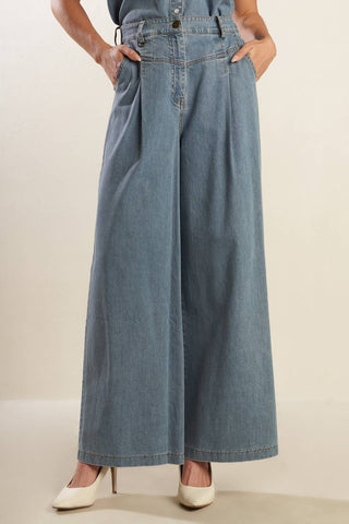 WONDERING WHY LIGHT DENIM PANTS - By Baano