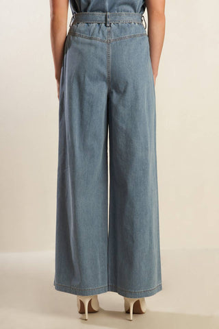 WONDERING WHY LIGHT DENIM PANTS - By Baano