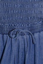 FEELING FREE INDIGO DENIM JUMPSUIT - By Baano