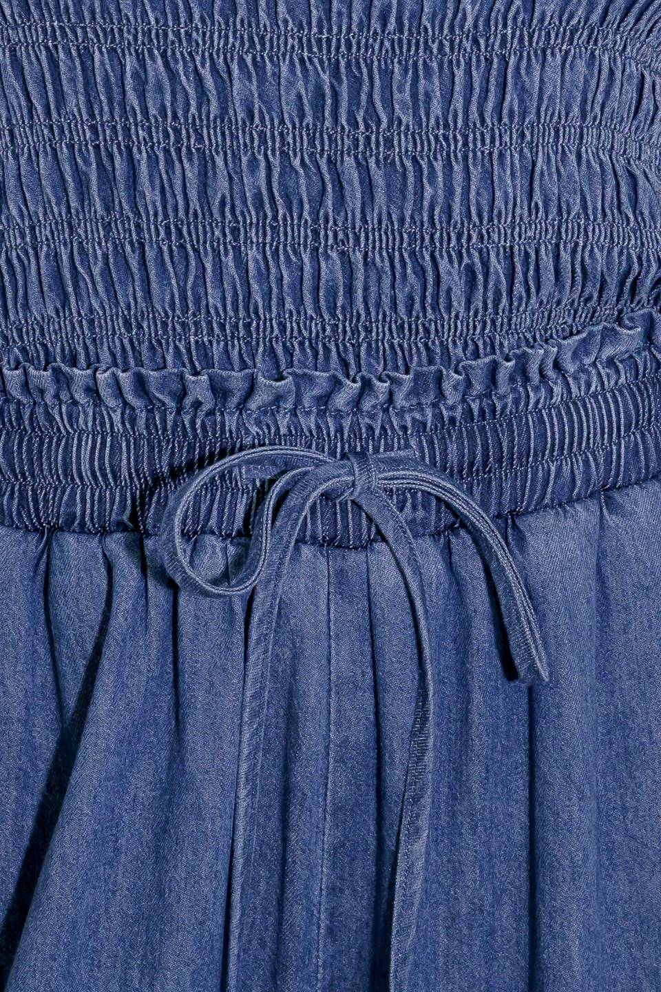 FEELING FREE INDIGO DENIM JUMPSUIT - By Baano