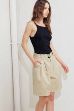 MODERN VOYAGER WOVEN BERMUDA SHORT - By Baano