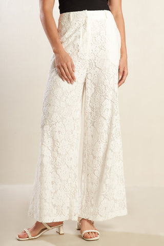 WE TRUST YOU WOVEN LACE PANTS - By Baano